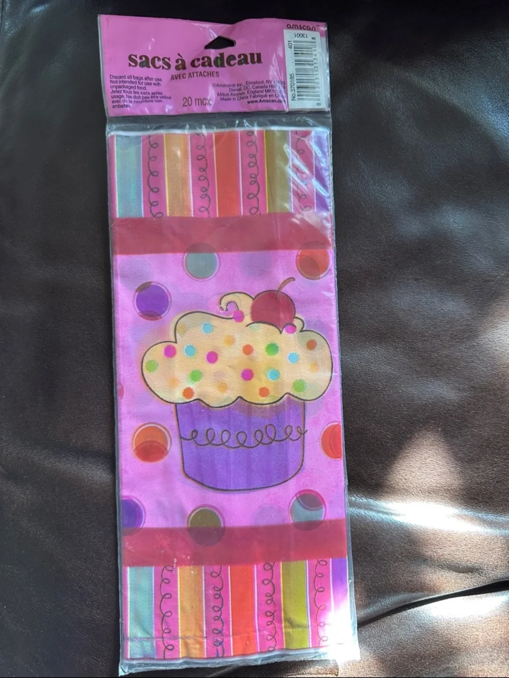 New Bundle of Pink Cupcake Party Bags